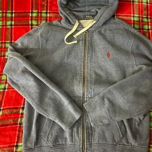 VIBTAGE BLUE POLO SWEATER